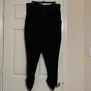 High waisted Harem pant with zipper